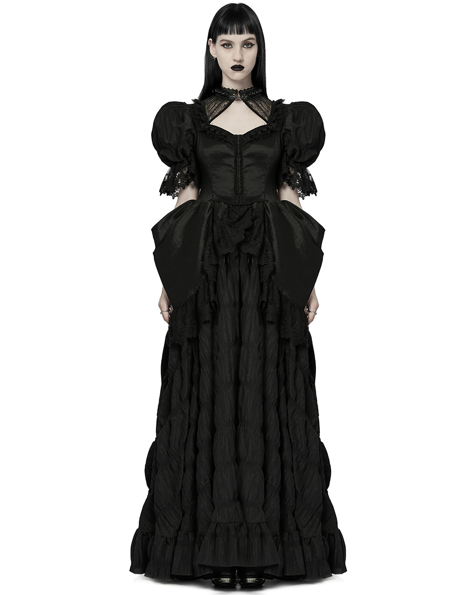 WQ-611 Dark Decadence Gothic Wedding Dress