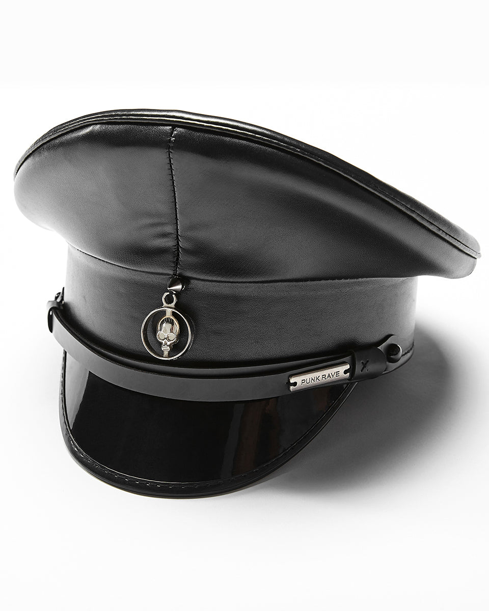 WS-303 Commandant Mens Steampunk Military Cap