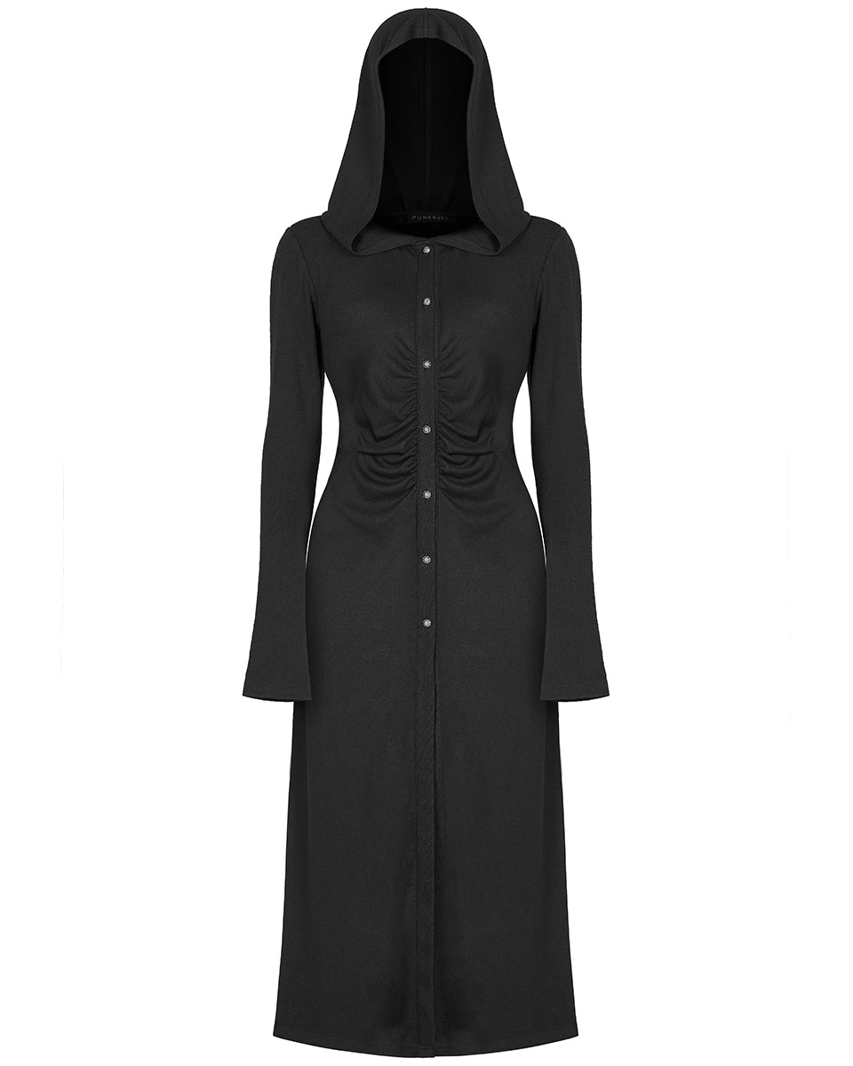 OPY-652 Daily Life Urban Occult Casual Gothic Long Hooded Cloak Cardigan