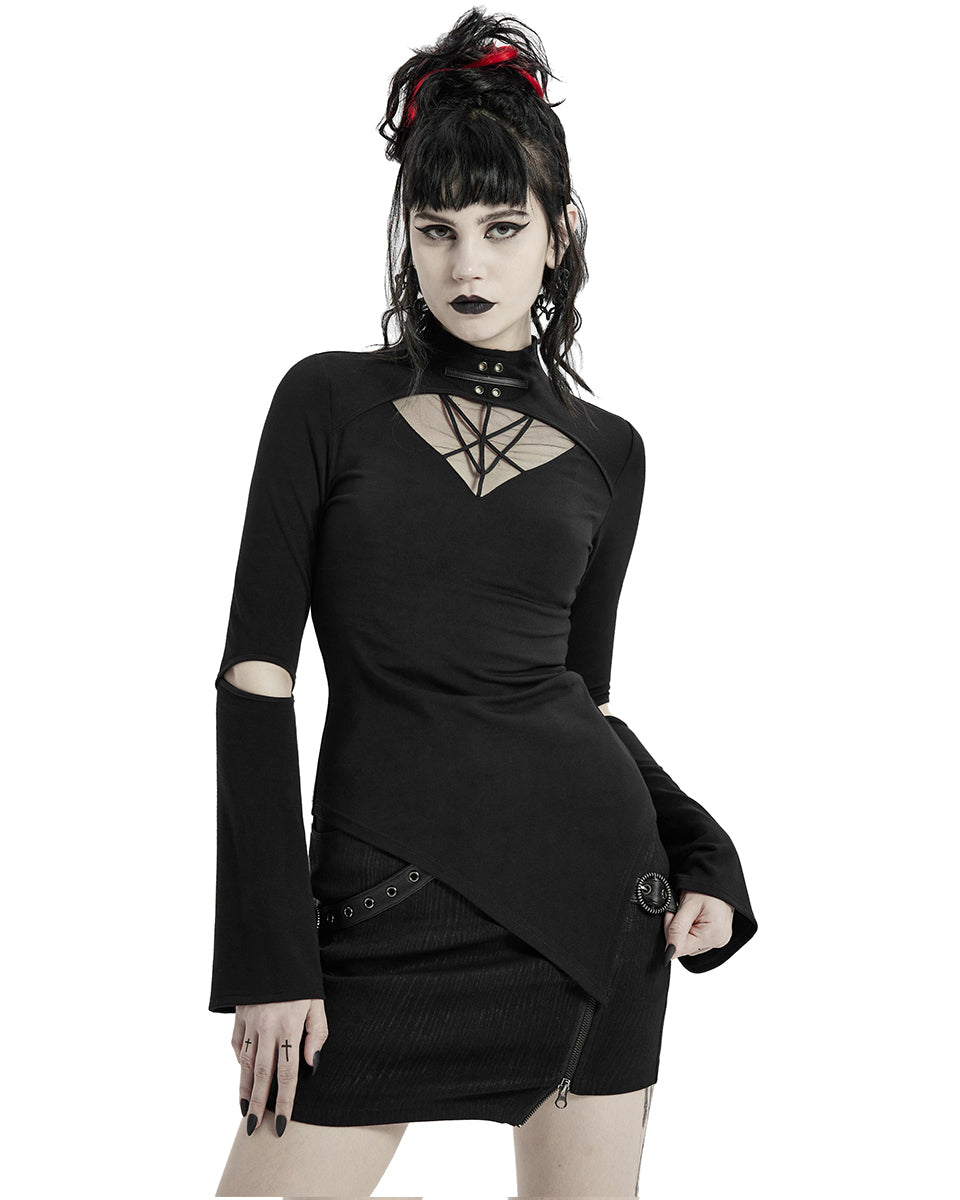 WT-677 Invictine Womens Gothic Top