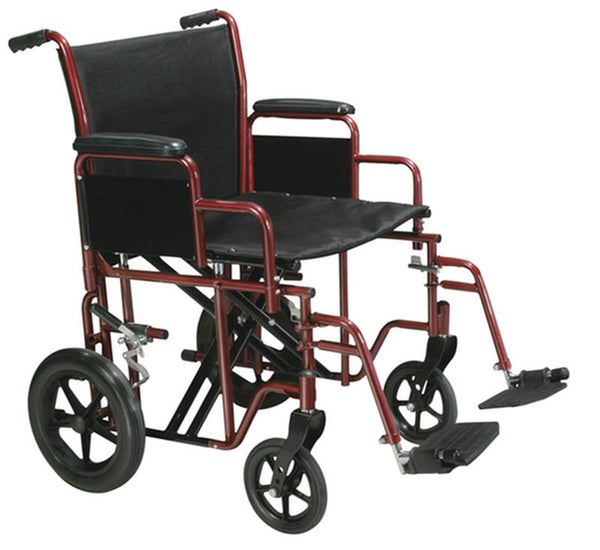 Silver Sport 1 Wheelchair with Full Arms and Swing away Removable Footrest