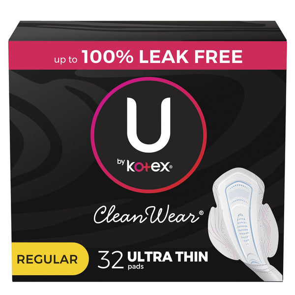 U by KOTEX® Ultra Thin Overnight with Wings Teen® Pad