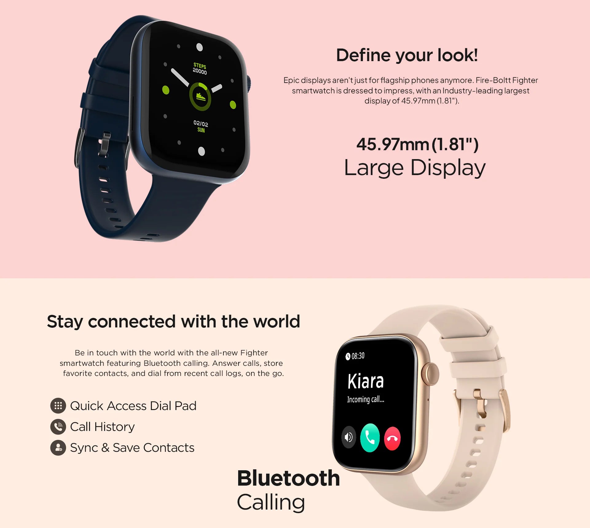 Fire-Boltt Fighter Bluetooth Calling Smartwatch