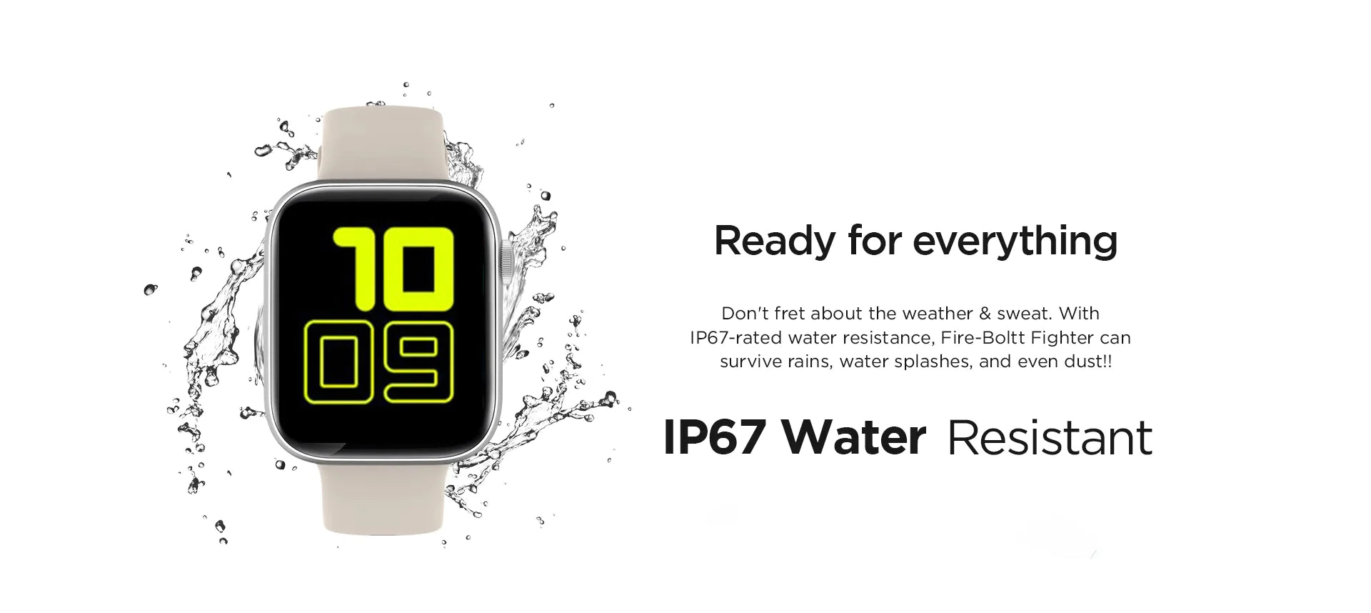 Fire-Boltt Fighter IP67 Water Resistant Watch