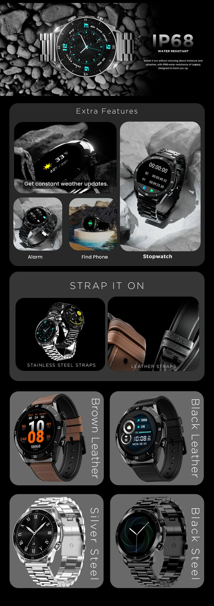 Fire-Boltt Legacy Smartwatch 100+ Sports Modes