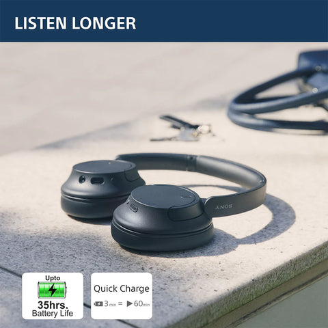 Listen Longer with 35 Hours Battery and Quick Charging