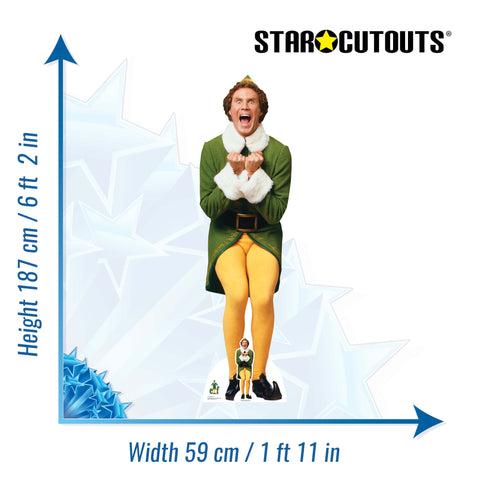 buddy elf cardboard cutout