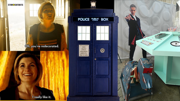 Doctor Who Cardboard Cutouts With Actors