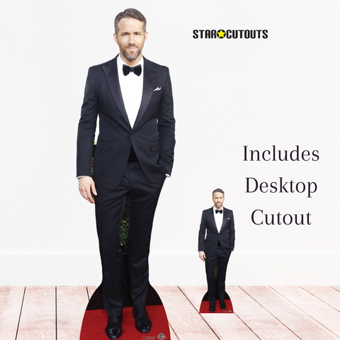 Ryan Reynolds 'Tuxedo' (Canadian/American Actor) Lifesize + Mini Cardboard  Cutout / Standee - Cutouts & Collectables