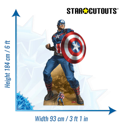 SC1531 Captain America Avengers Marvel Legend Vibranium