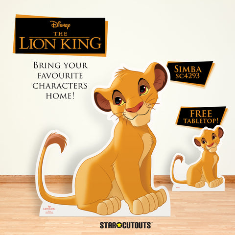 Lion King Cardboard Cutout In room Lion King Party