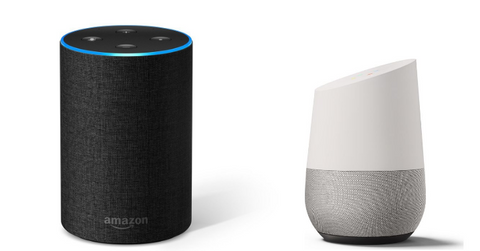 Amazon Echo and Google Home