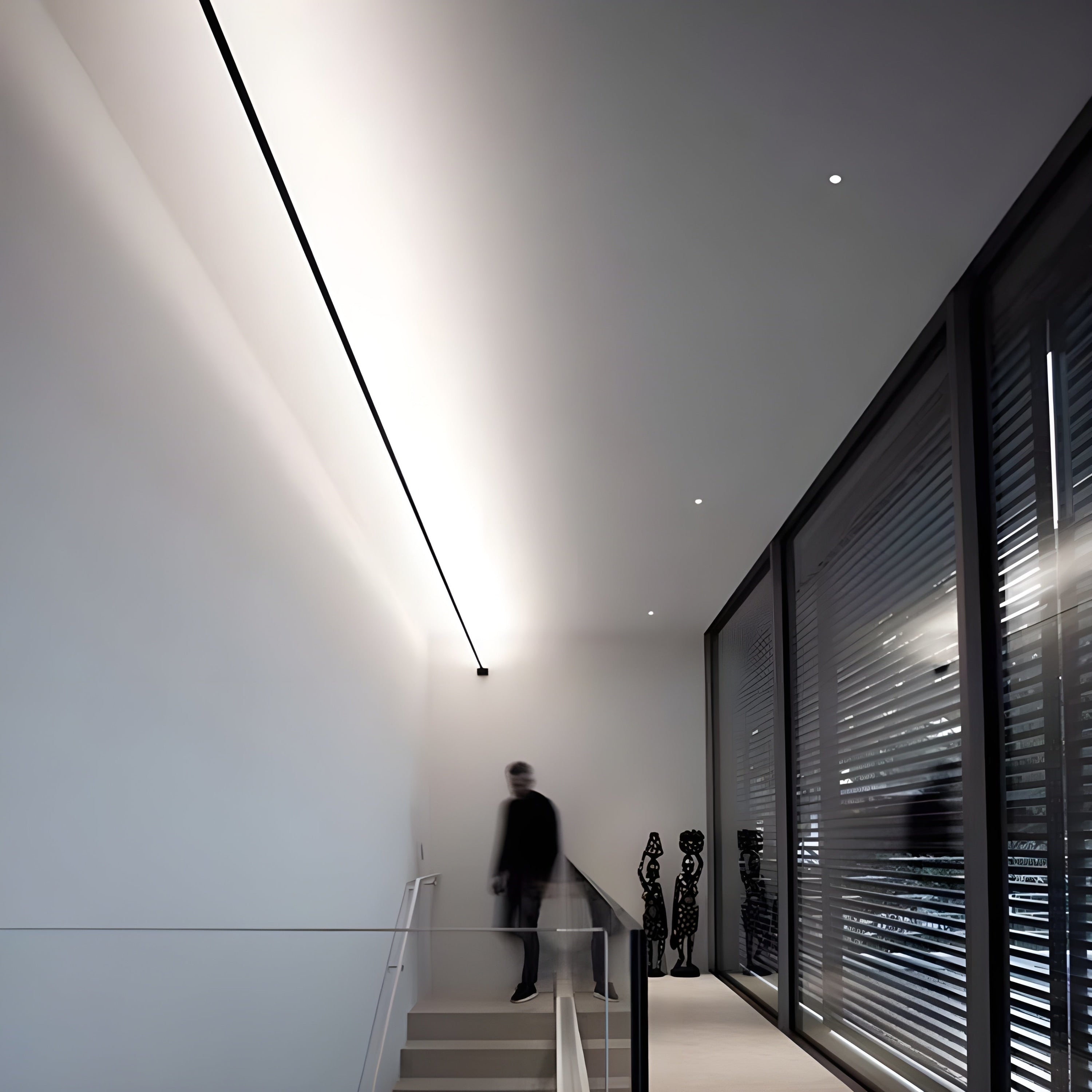 4m/6m/8m Skyline Linear Light COB LED Wall Lamp Living Room Art Exhibition  Background Decor