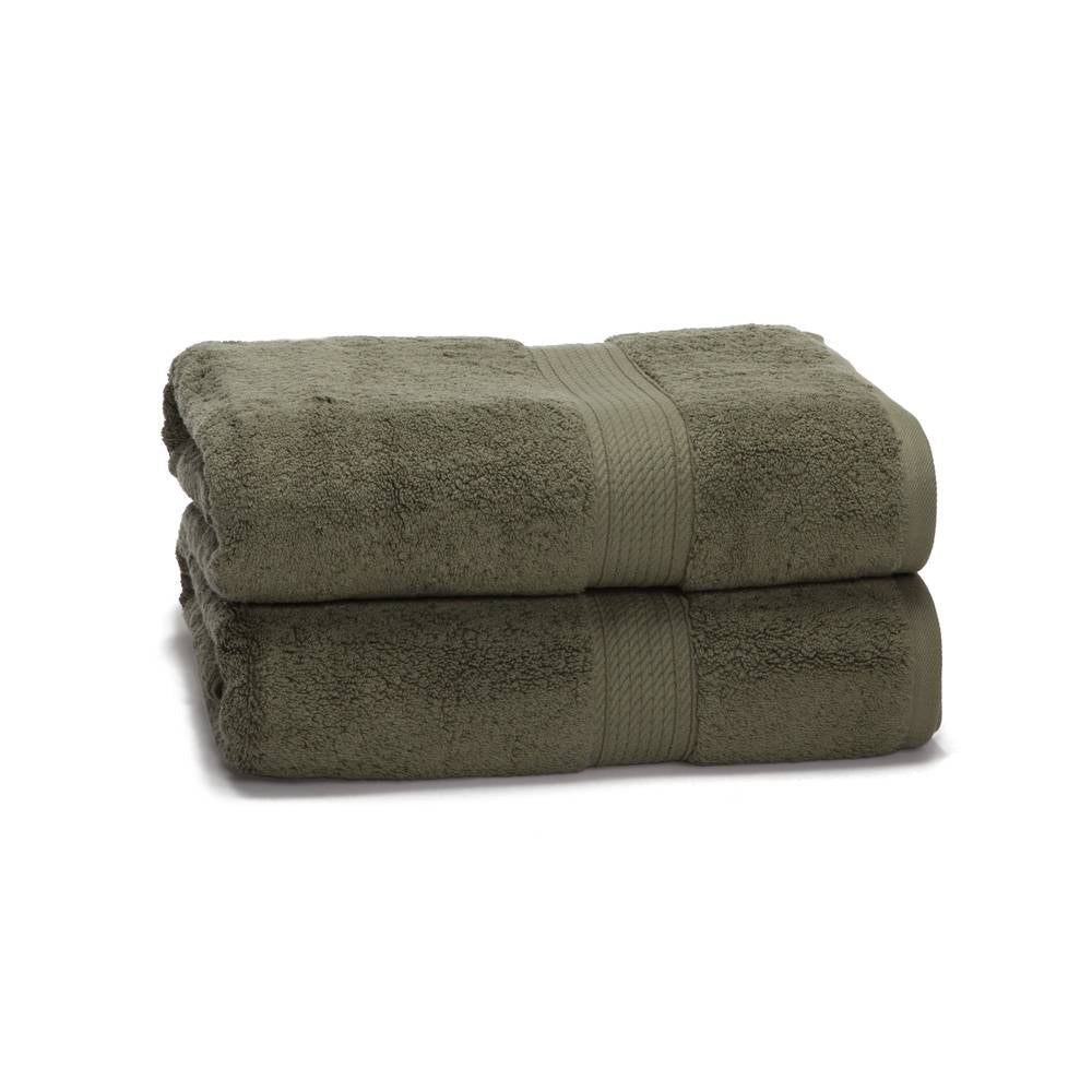 900 GSM 2-Piece Long Staple Combed Cotton Bath Towel Set