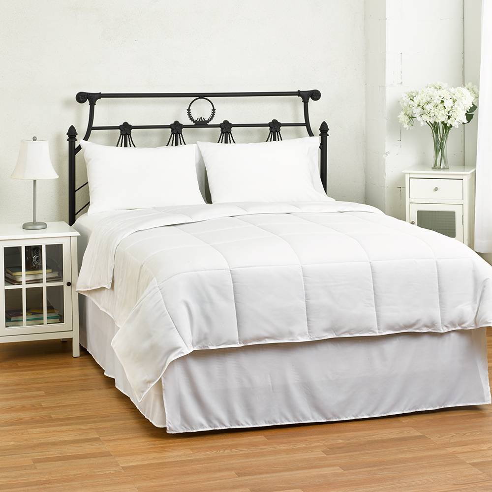 White Down Alternative Comforter Duvet Cover Insert