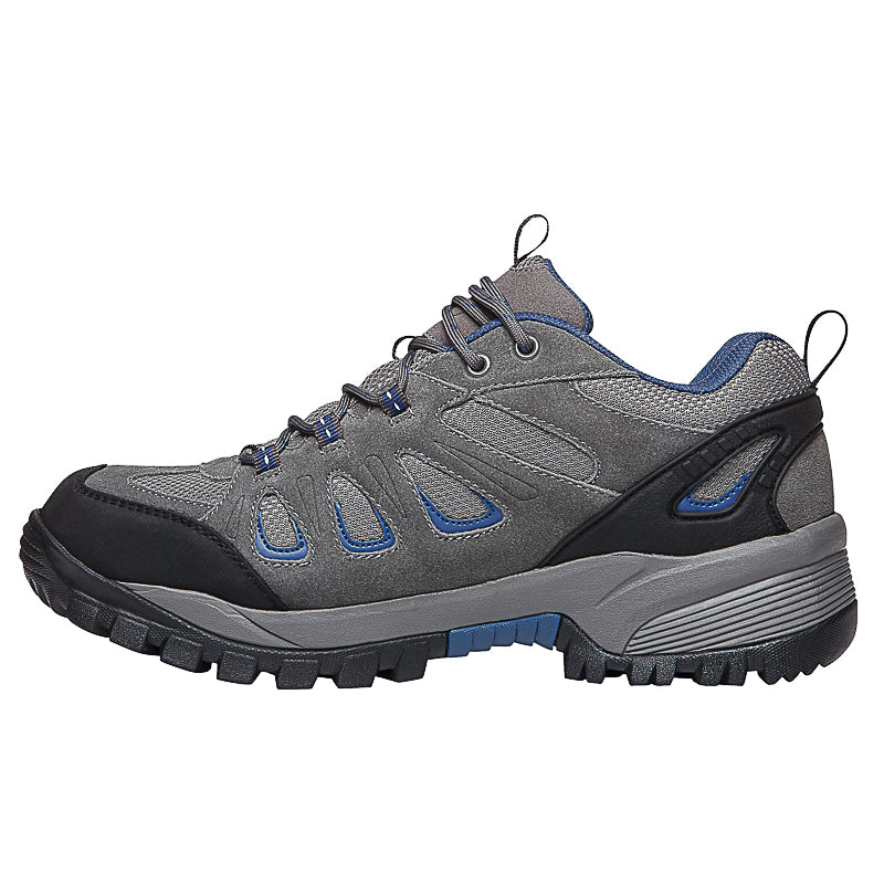 Propet Ridge Walker Low M3598 (Grey/Blue) – Wide Shoes/Simplywide.com