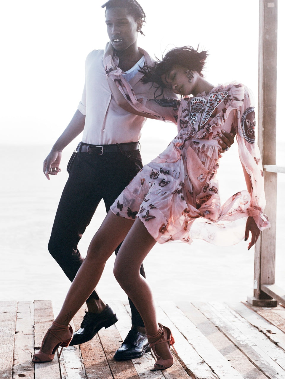 A$AP Rocky & Chanel Iman for Vogue September 2014 – F As In Frank Vintage