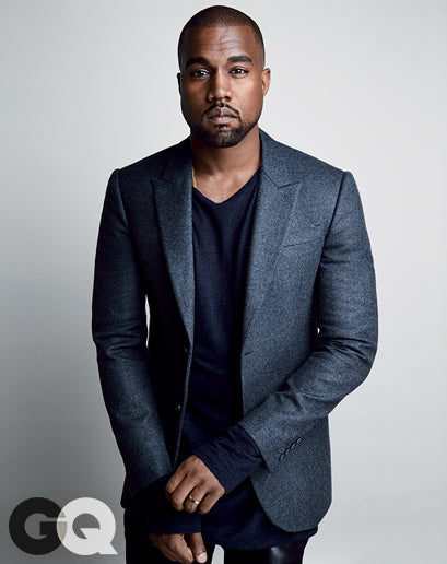 Kanye West for GQ Magazine August 2014 shot by Patrick Demarchelier1