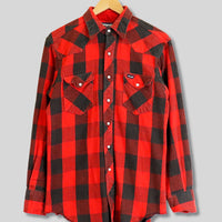 Vintage Wrangler Button Up Flannel Shirt – F As In Frank Vintage