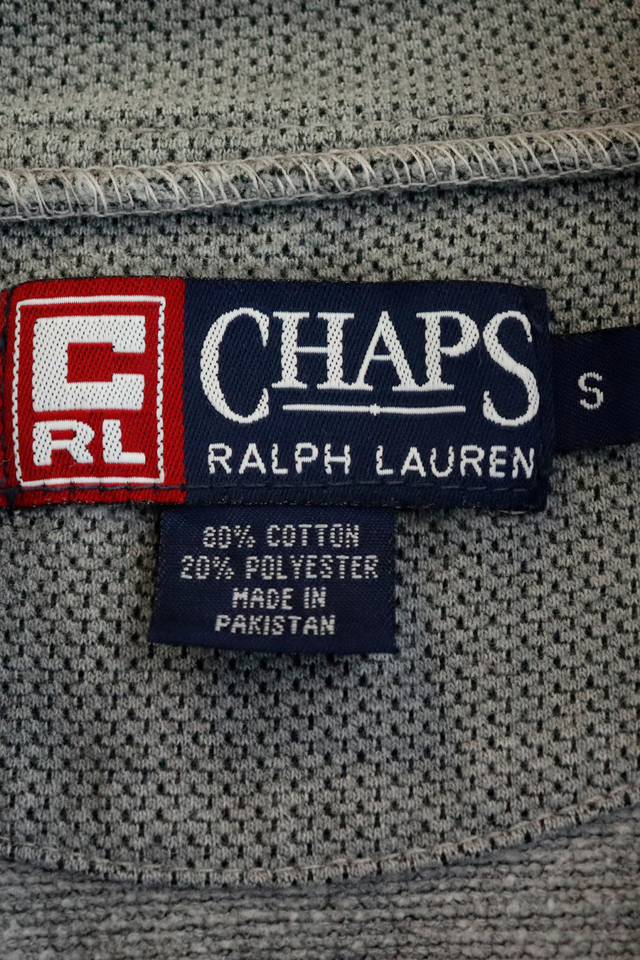 Vintage Chaps Ralph Lauren Quarter Zip Knit Sweatshirt Sz S – F As In Frank  Vintage