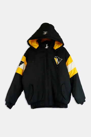 STARTER, Jackets & Coats, Vintage Starter Pittsburgh Penguins Pullover  Sewn Nhl Logo Hockey Nylon