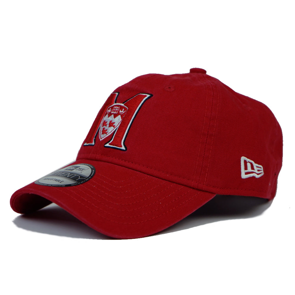 M Logo Dad Hat By New Era 9twenty Redbird Sports Shop