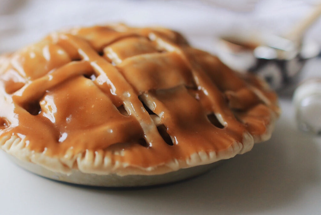 Salted Caramel Apple Pie with Bitterman's Fleur de Sel