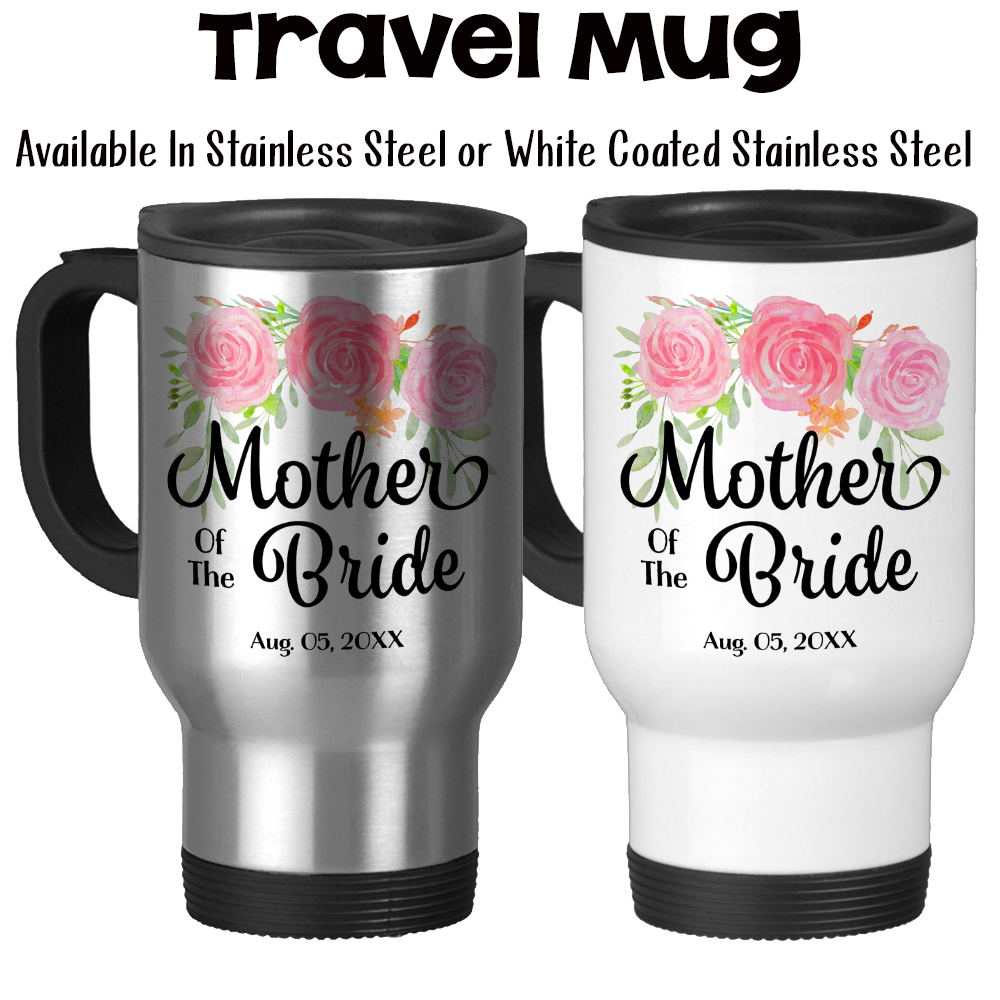 mother of the bride travel mug