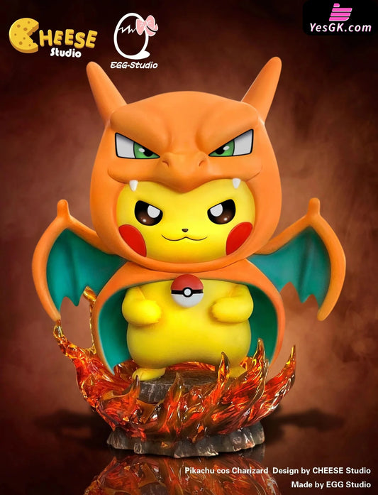 Pre-order * Pchouse Studio Pokemon Charizard group Fire Resin Statue -  Bucket&Shovel