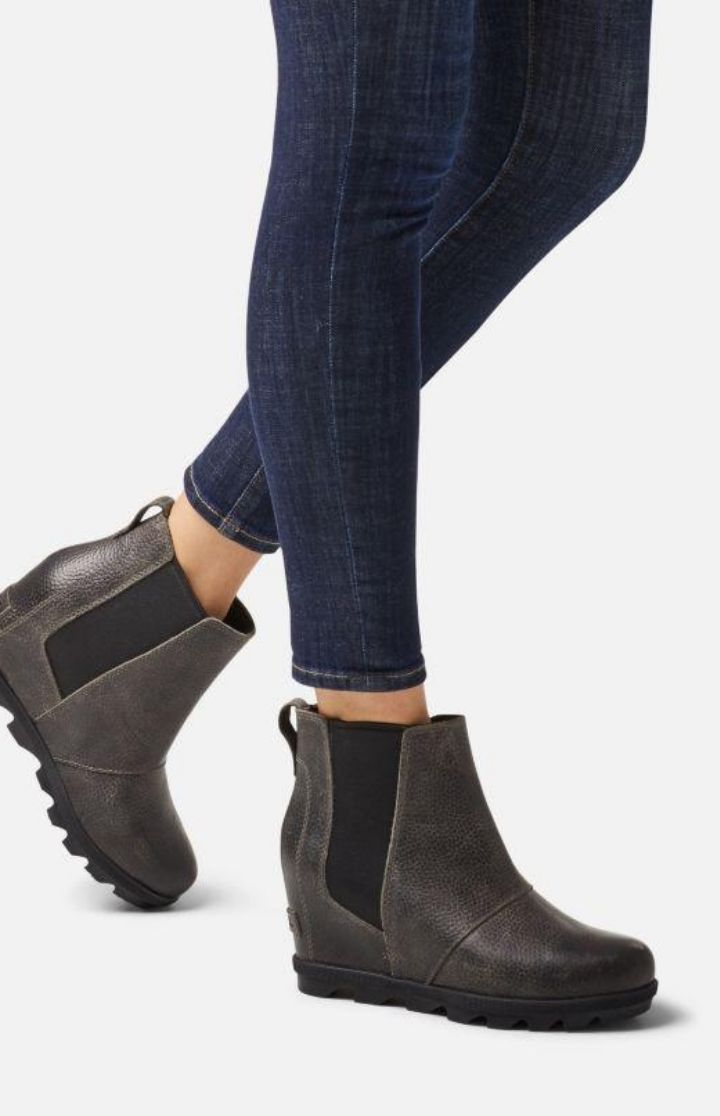 Joan of Arctic Wedge ll Chelsea Bootie 