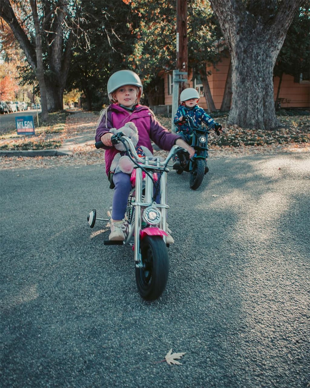 Child Exploring Outdoors On E Motorcycle | HYPER GOGO
