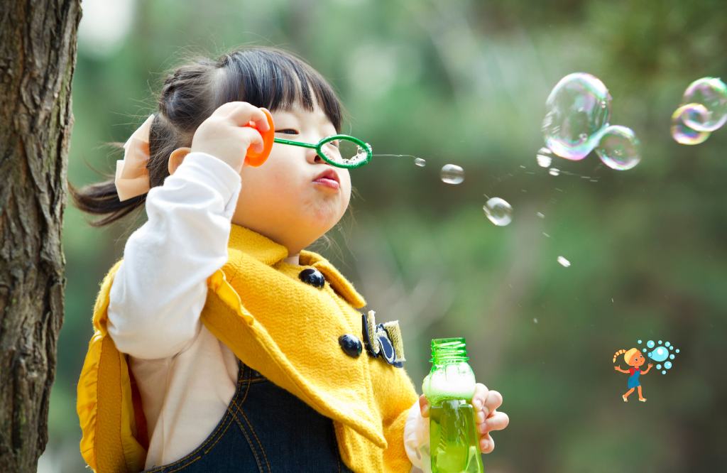 Girl Blowing Bubbles | HYPER GOGO