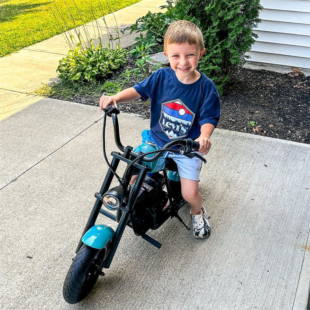 Toddler Enjoying Ride On Toy in Backyard | HYPER GOGO