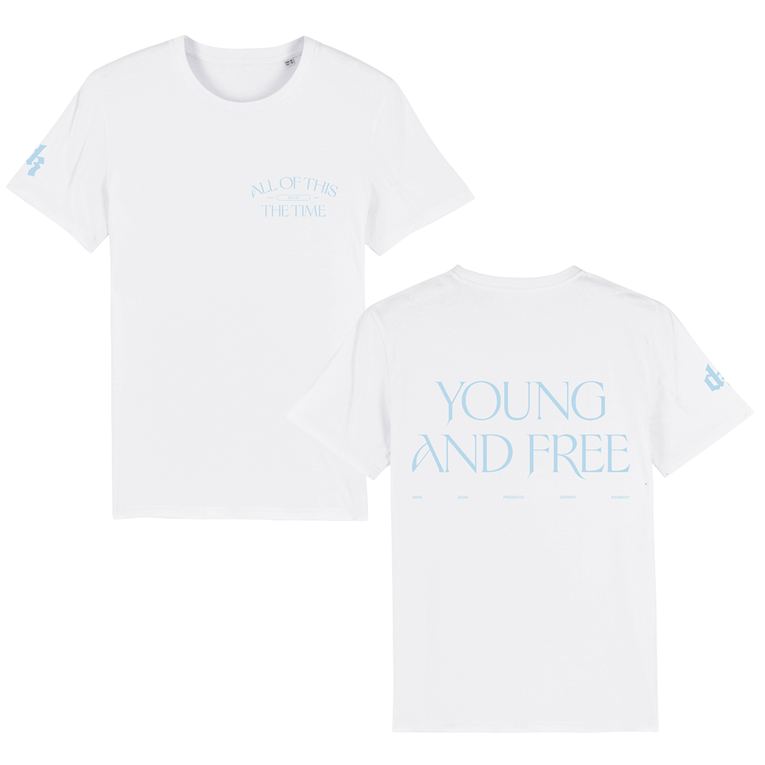 Young & Free: White Tee