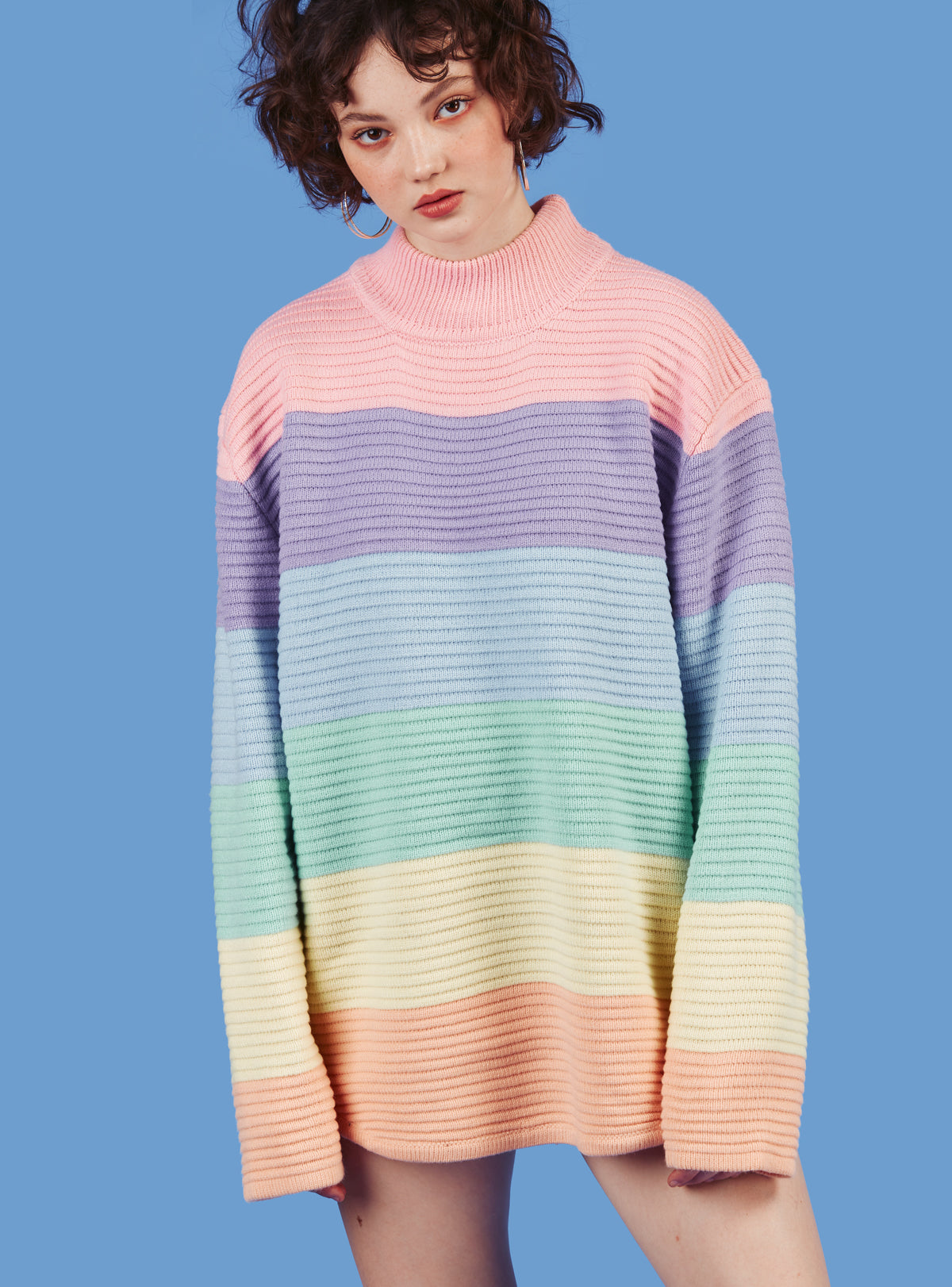 pastel color sweater