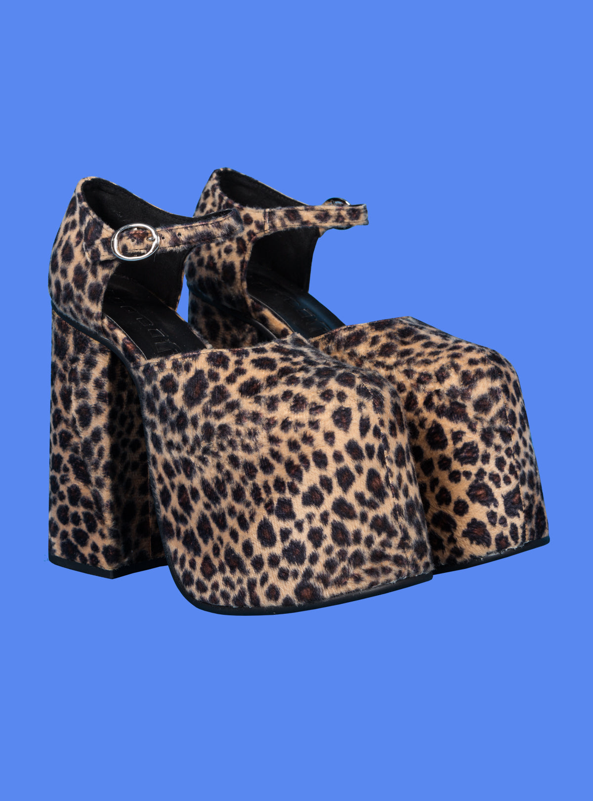 cheetah platform shoes