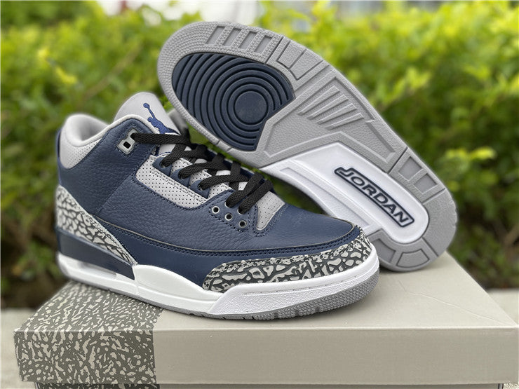 NIKE Air Jordan 3 AJ3 Sport Shoes Jordan 3  Navy Blue