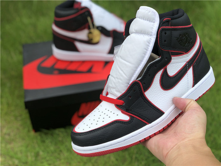 NIKE Air Jordan 1 AJ1 Sport Shoes Black Red Panda