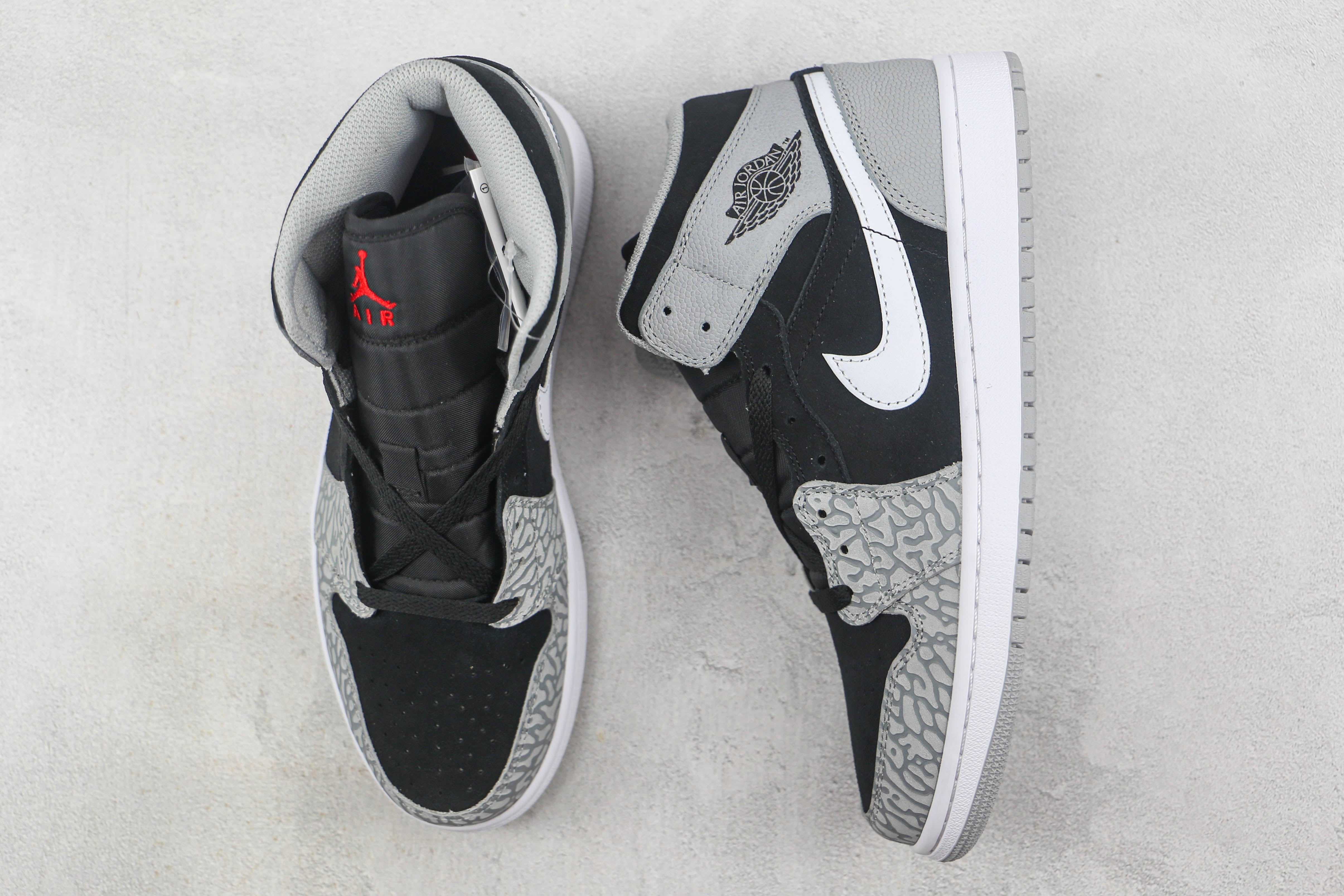 Nike Air Jordan 1 Mid Elephant Toe DM1200-016 Sneaker Running Sh