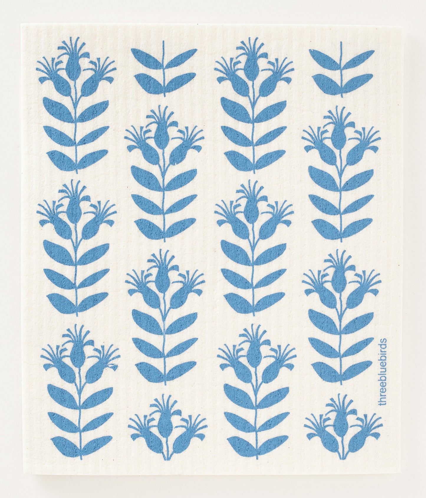 Three Bluebirds Swedish Dishcloth — Herbs - What's Good