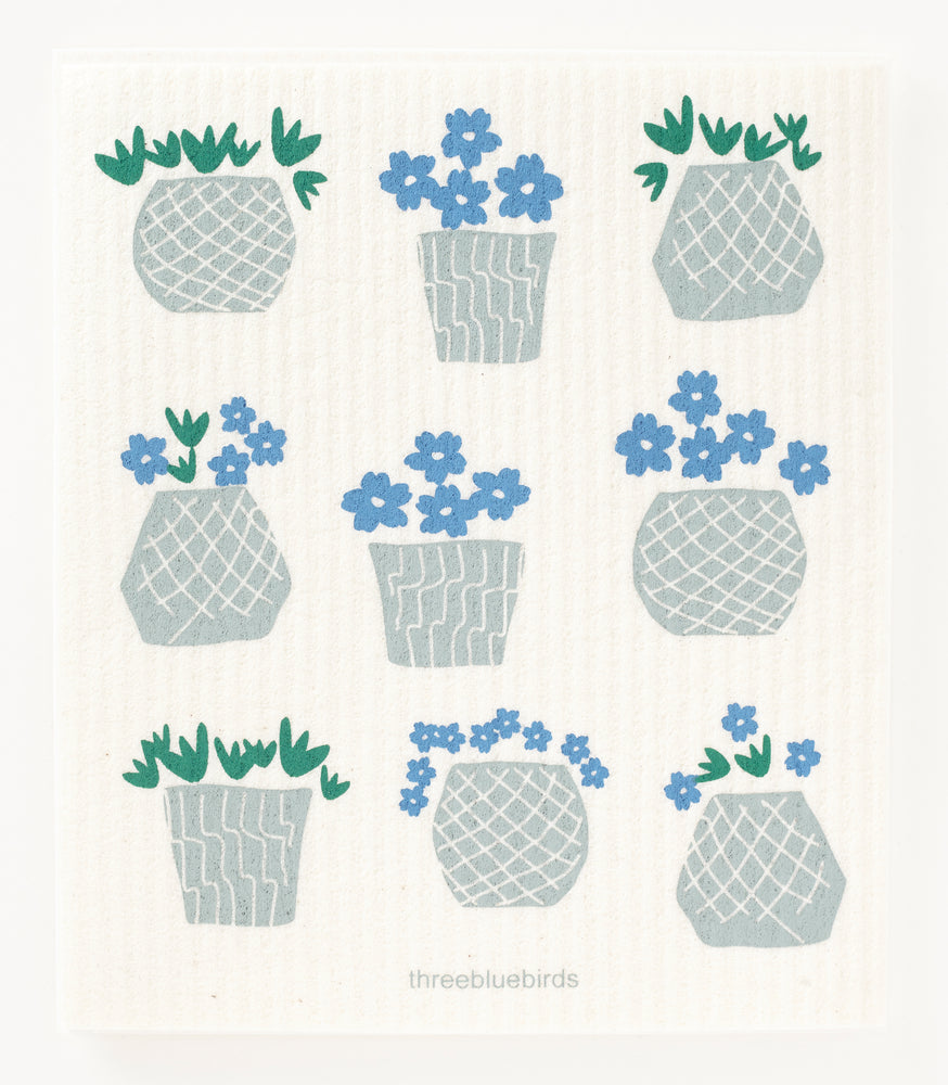 Swedish Dishcloths replace sponges & paper towels. US designed/printed –  Three Bluebirds Swedish Dishcloths