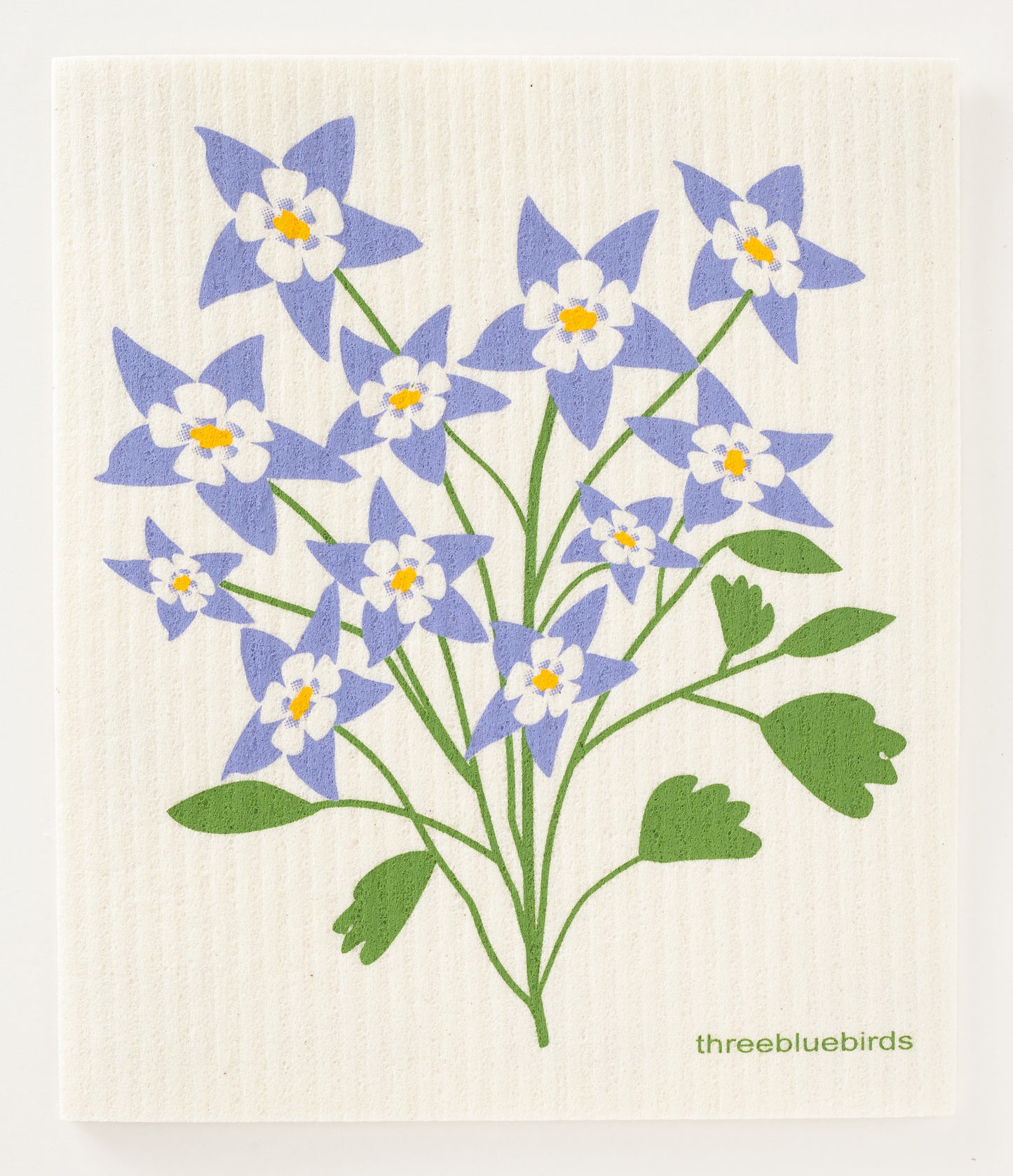 Flowers of the Month Swedish Sponge Cloth - Pico's Worldwide