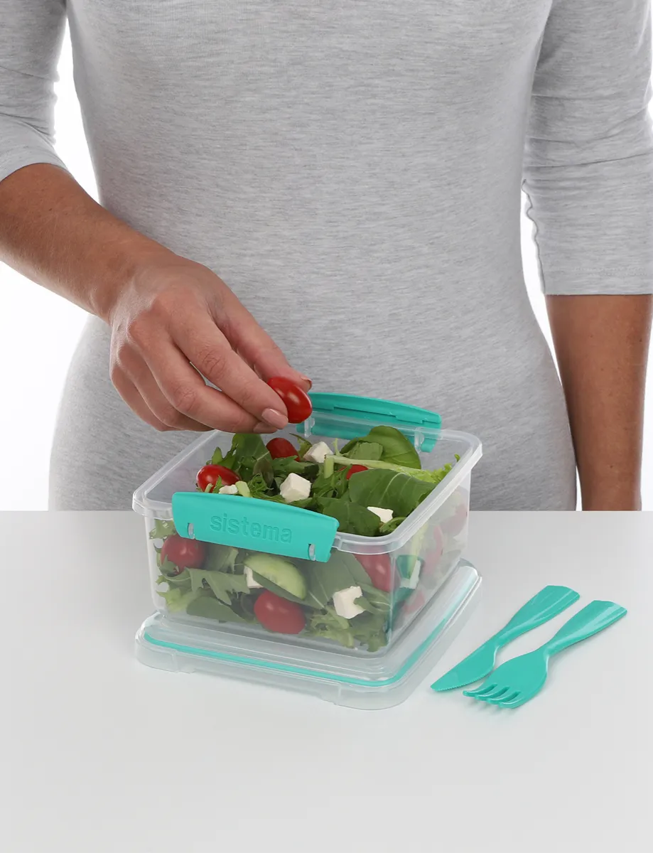 Sistema® To Go Snack Attack™ Duo Food Container, 32.9 oz - Fry's