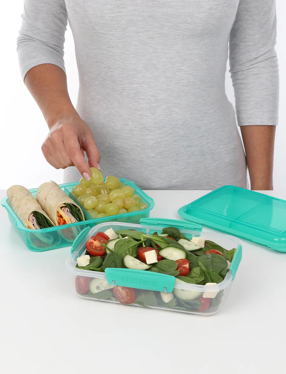 Sistema® To Go Snack Attack™ Duo Food Container, 32.9 oz - Dillons