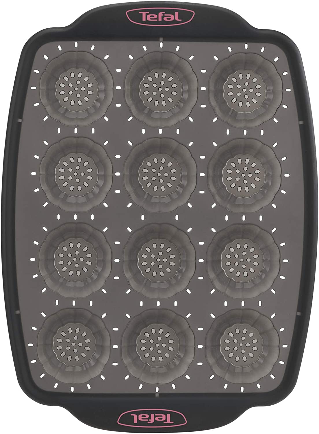 TEFAL J4172014 CRISPYBAKE Moule 10 cannelés silicone 29X21cm