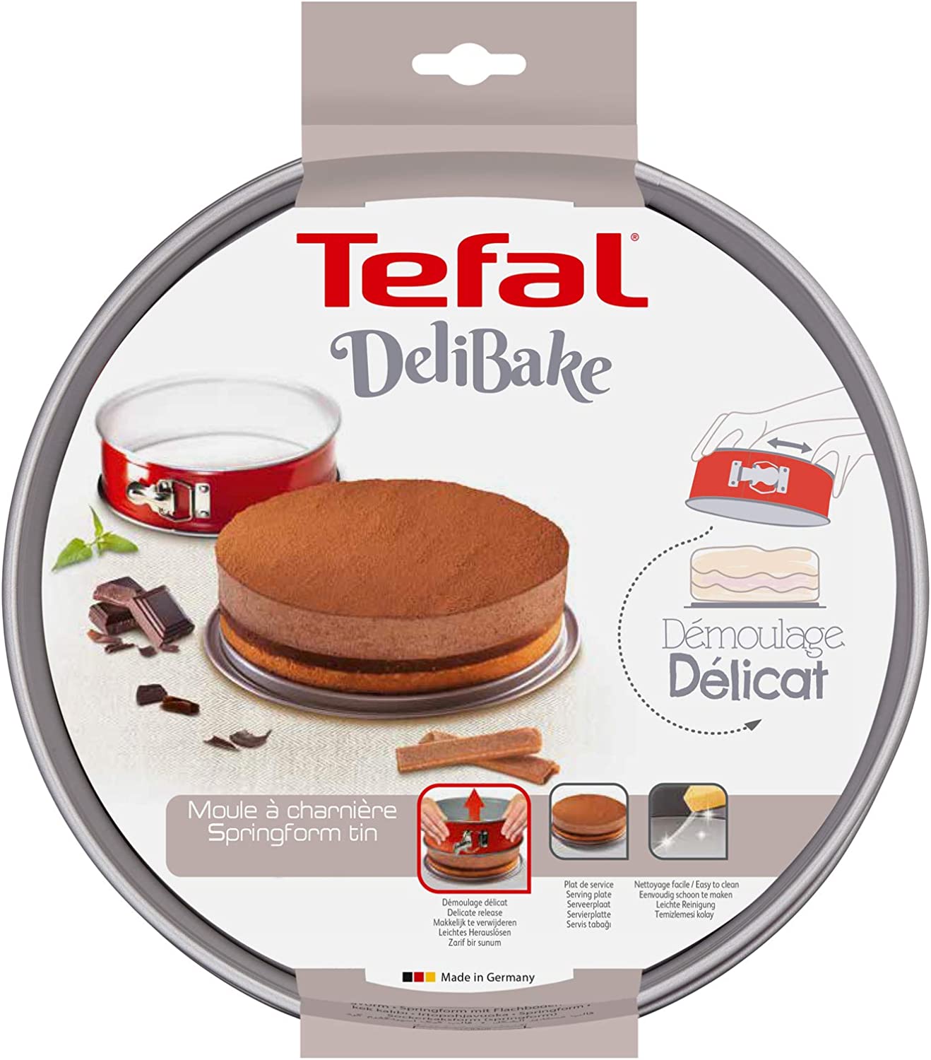Tefal CRISPYBAKE Moule 6 mini cakes silicone 29X21cm J4172314