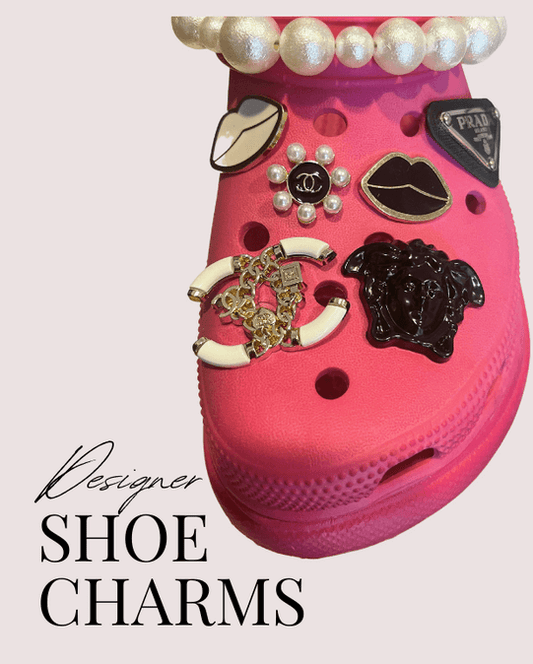 Designer CC Pave Shoe Charms