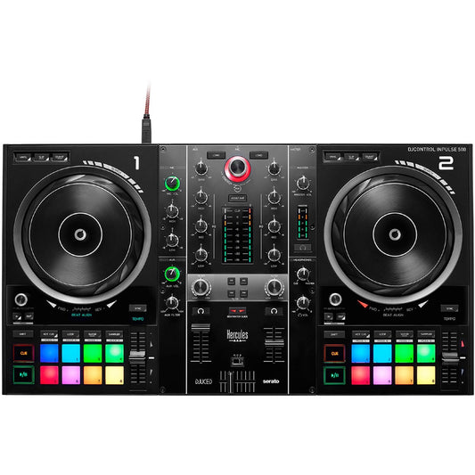 Hercules DJ DJControl Inpulse T7 2-Channel Motorized DJ Controller Black