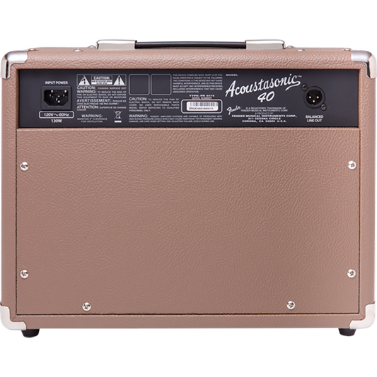 Amplificador De Guitarra Acústica FENDER Acoustasonic 15 15w – YAPARU