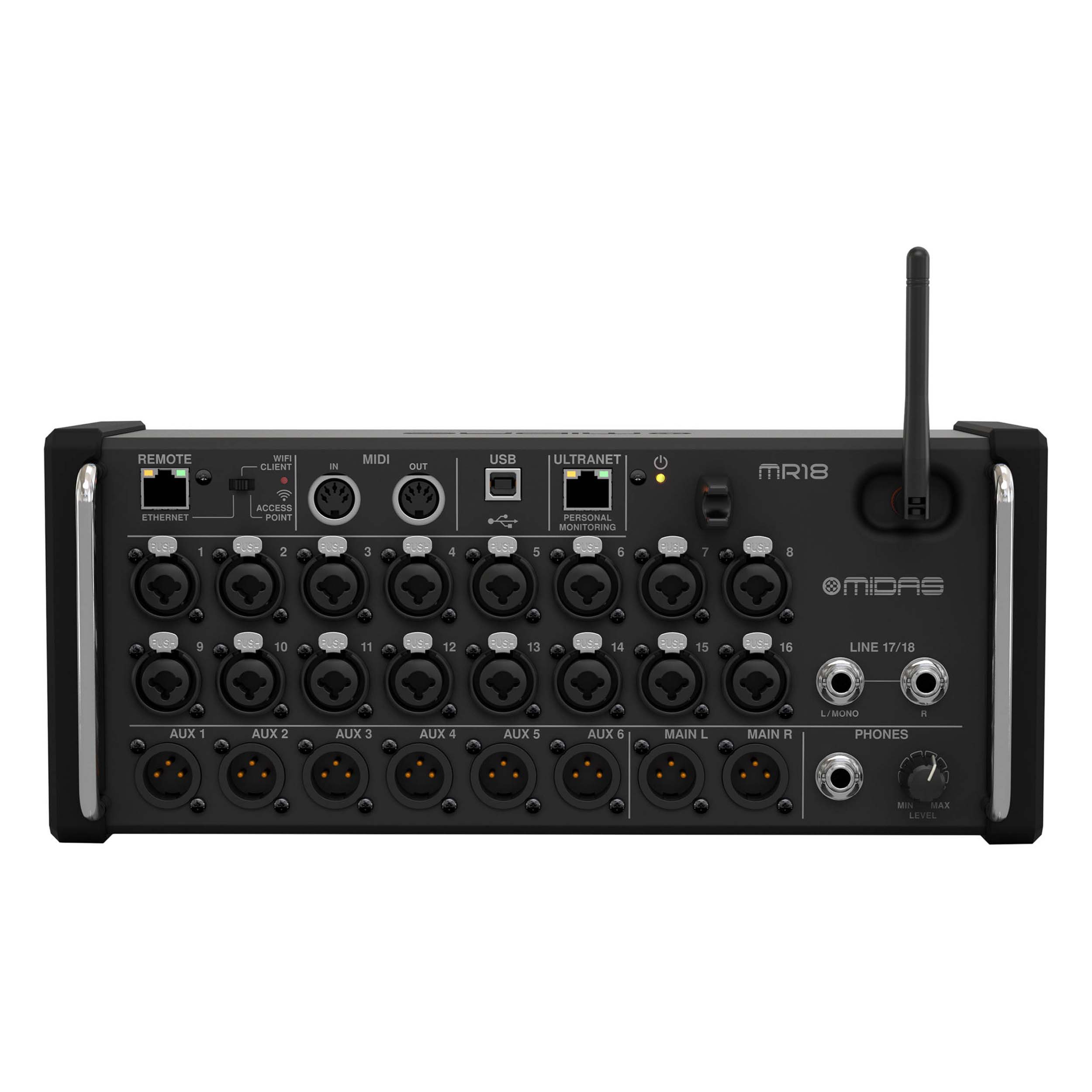 Midas MR18 18-Input Digital Mixer for iPad/Android Tablets - Alto Music product image